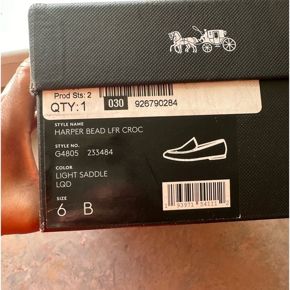 Coach flat 
Harper bead leather croc - Picture 5 of 5